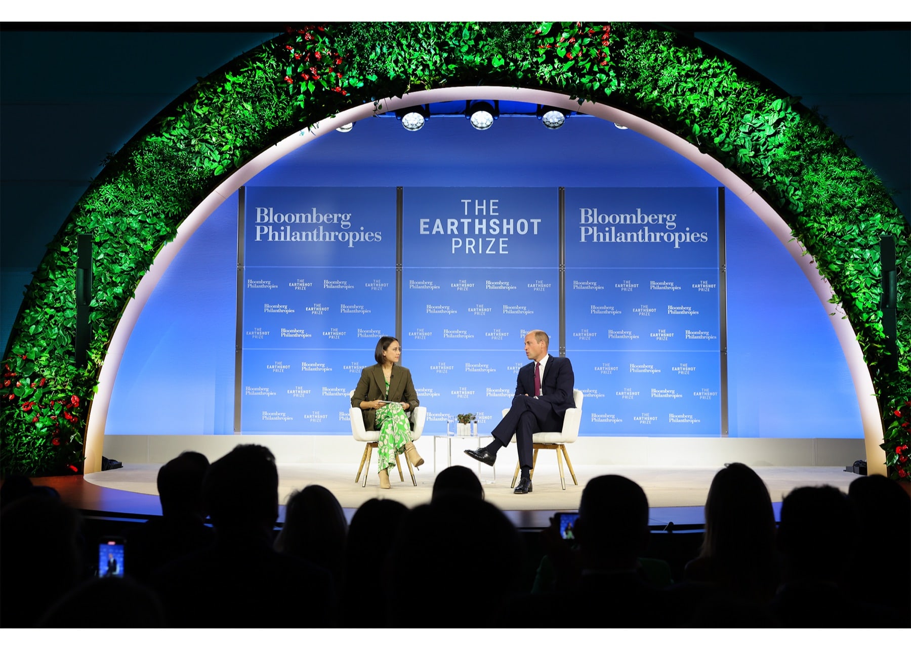 Live plant décor for a sustainable event design by Greenery NYC